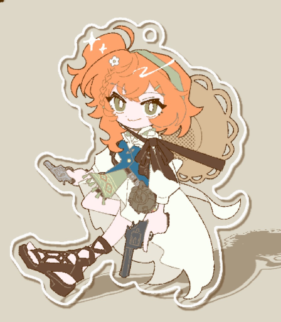 ロペラ 75mmアクリルキーホルダー