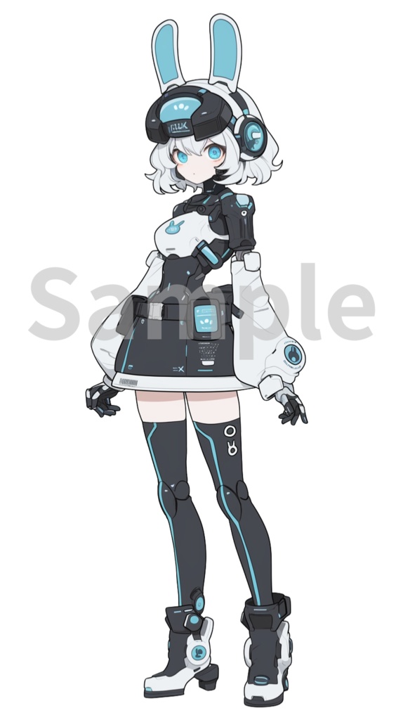 【キャラクター立ち絵】メディックバニーちゃん / オリキャラ12体セット