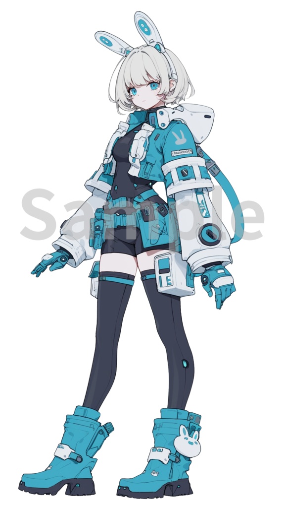 【キャラクター立ち絵】メディックバニーちゃん / オリキャラ12体セット