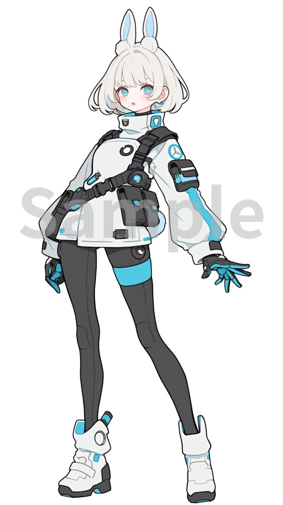 【キャラクター立ち絵】メディックバニーちゃん / オリキャラ12体セット