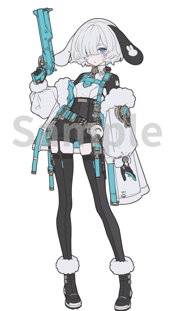 【キャラクター立ち絵】メディックバニーちゃん / オリキャラ12体セット