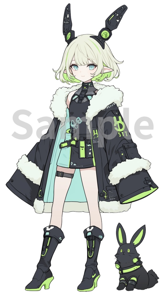 【キャラクター立ち絵】メディックバニーちゃん / オリキャラ12体セット