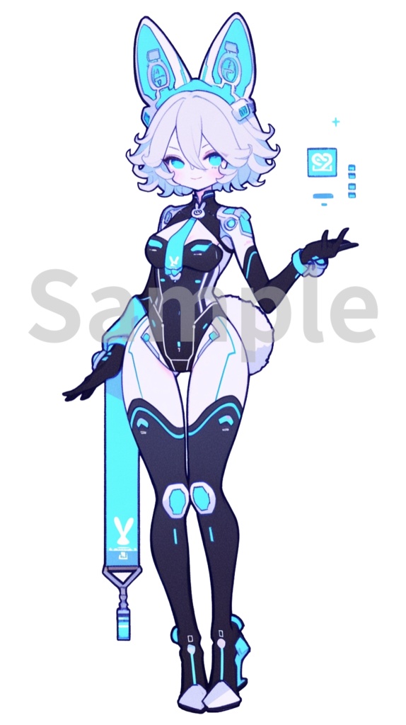 【キャラクター立ち絵】メディックバニーちゃん / オリキャラ12体セット