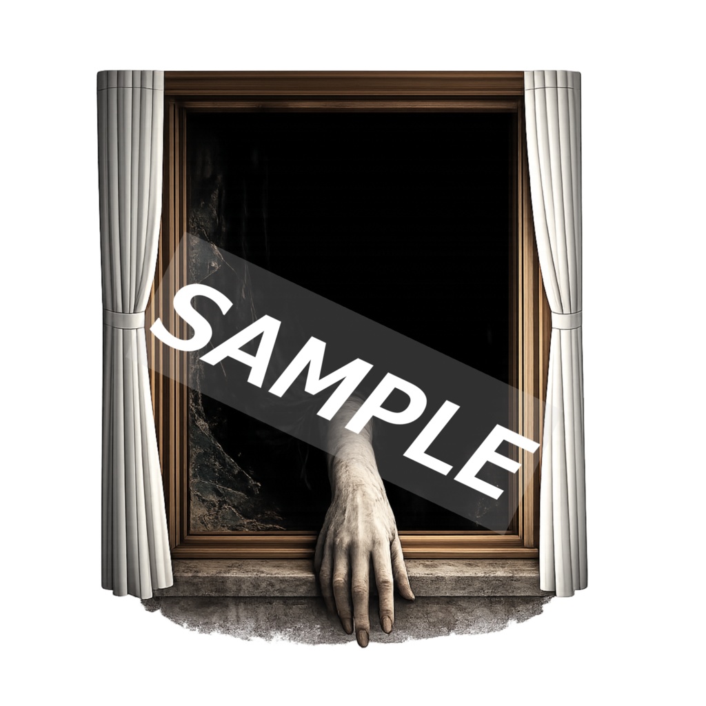 今だけSALE【窓ホラー素材】Vol.1|覗く者たち