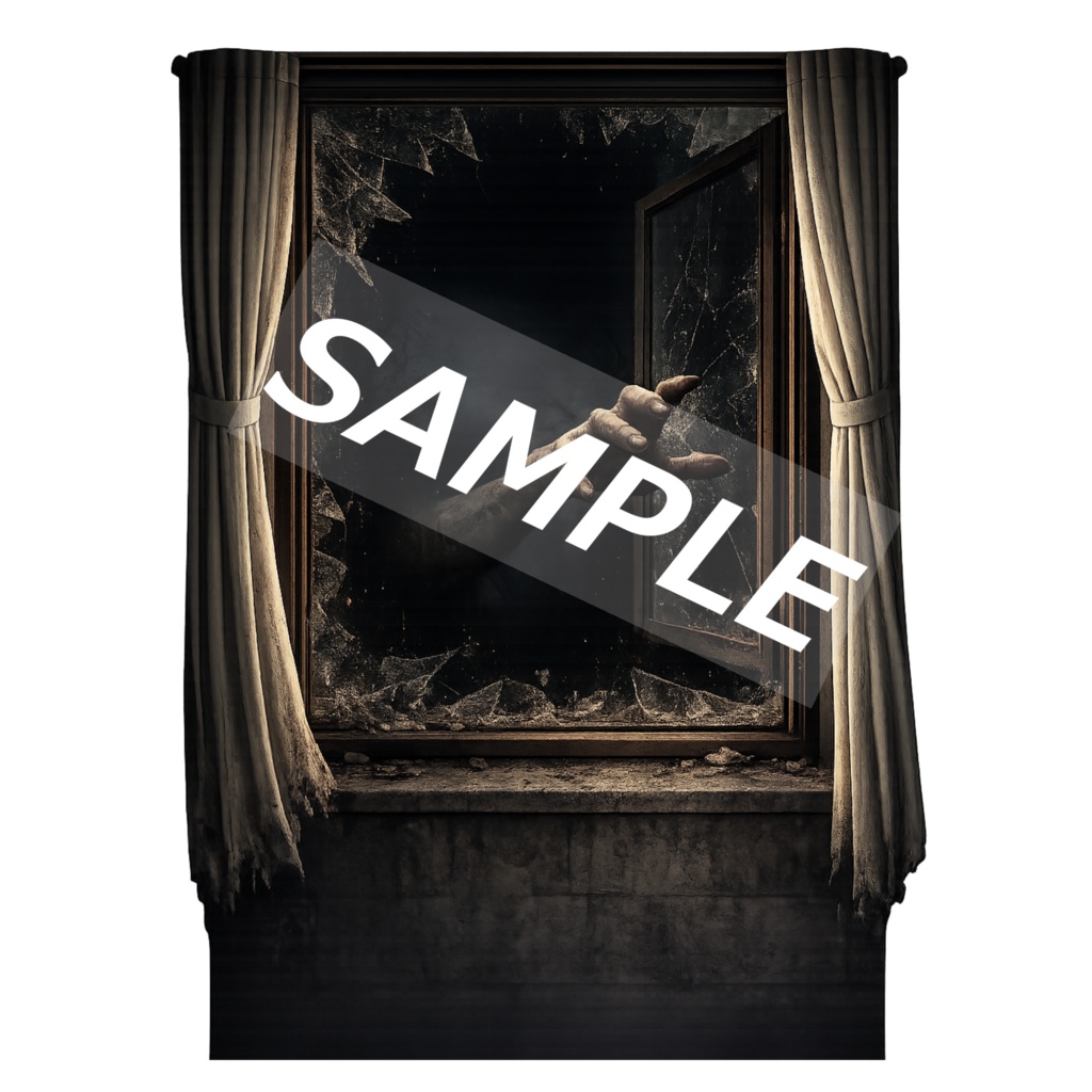 今だけSALE【窓ホラー素材】Vol.1|覗く者たち