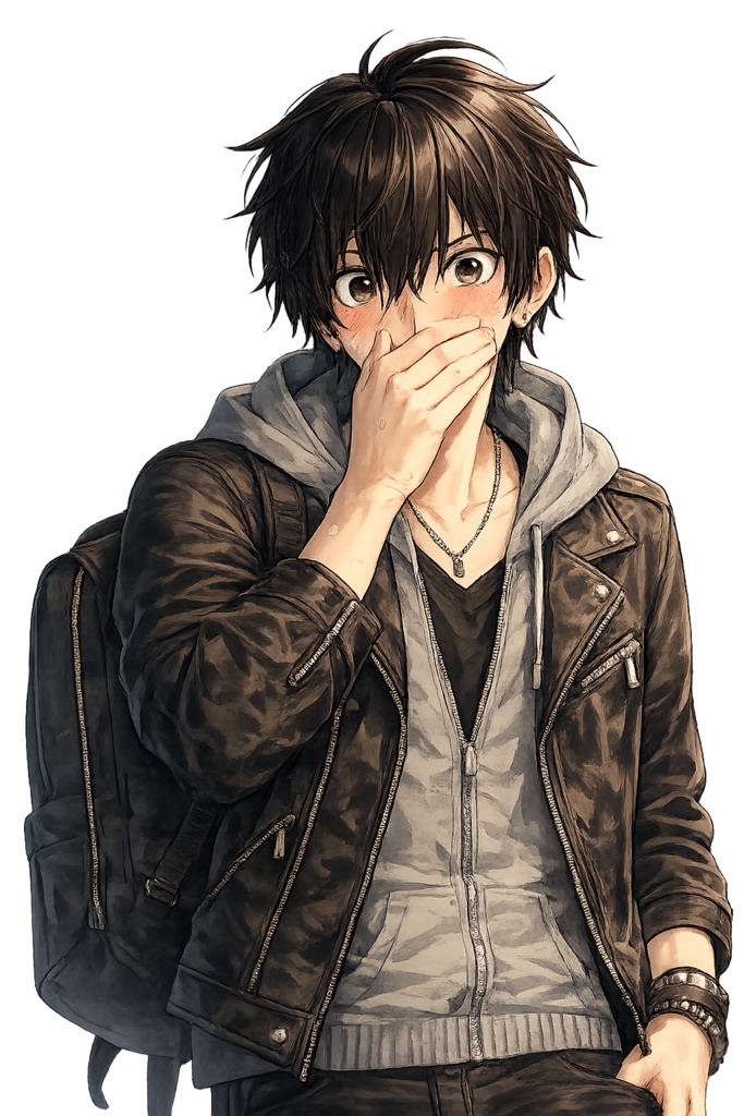 【背景透過】青年イラスト|日常 vol.1【無料サンプル】