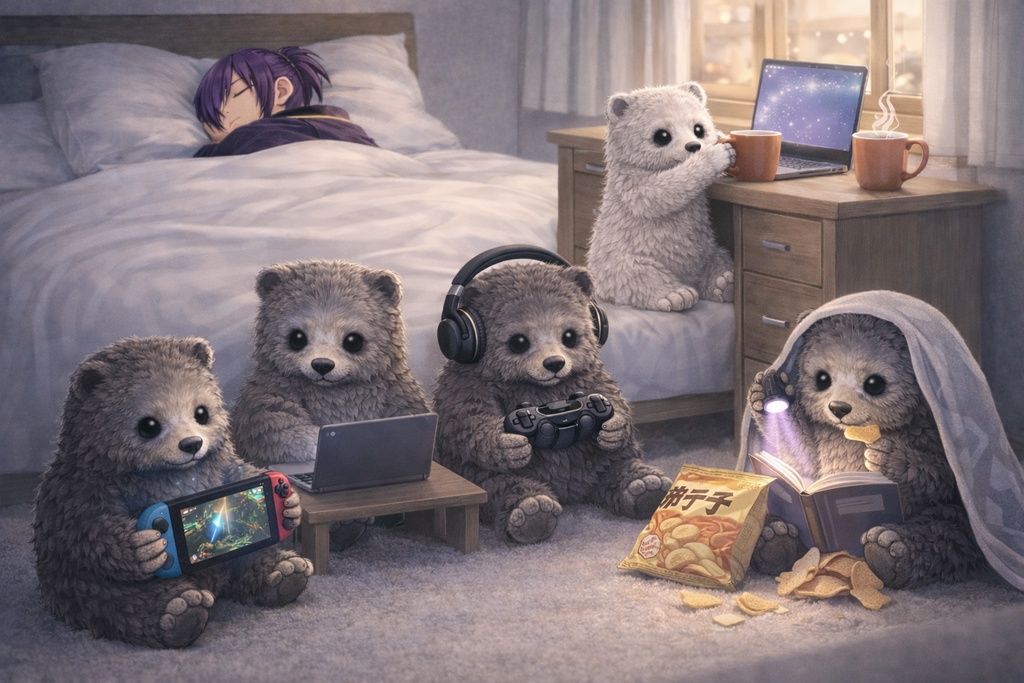 未確認生物・家主が寝たあと2