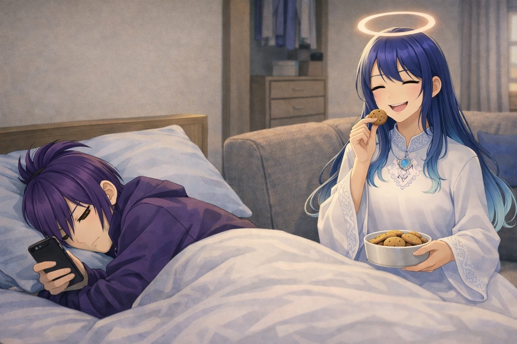 全然帰ってくれない