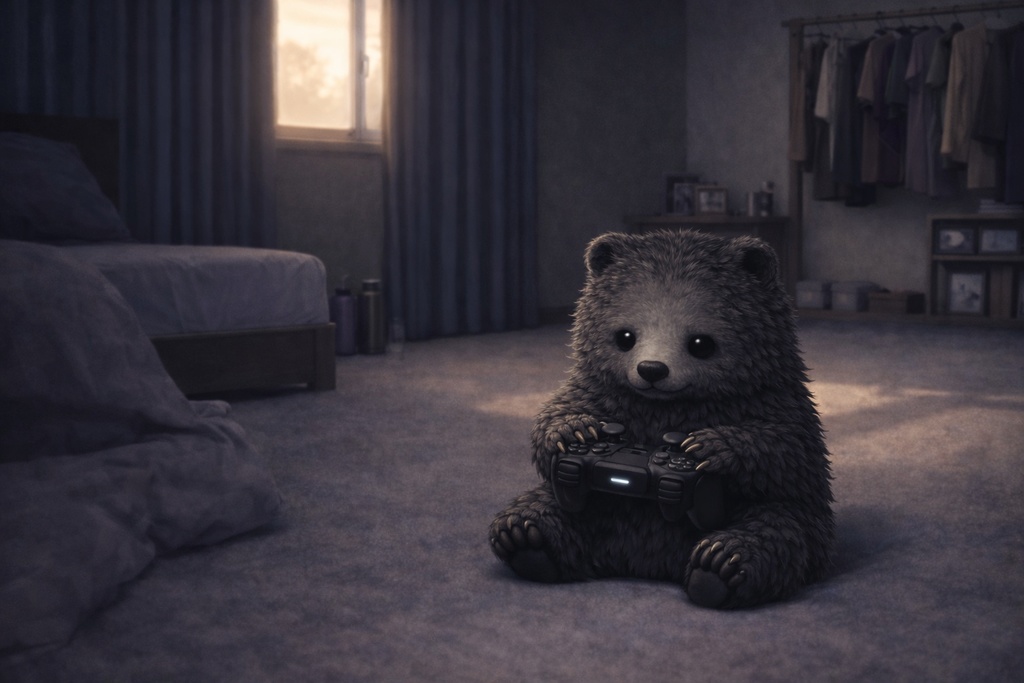 お留守番中の未確認生物