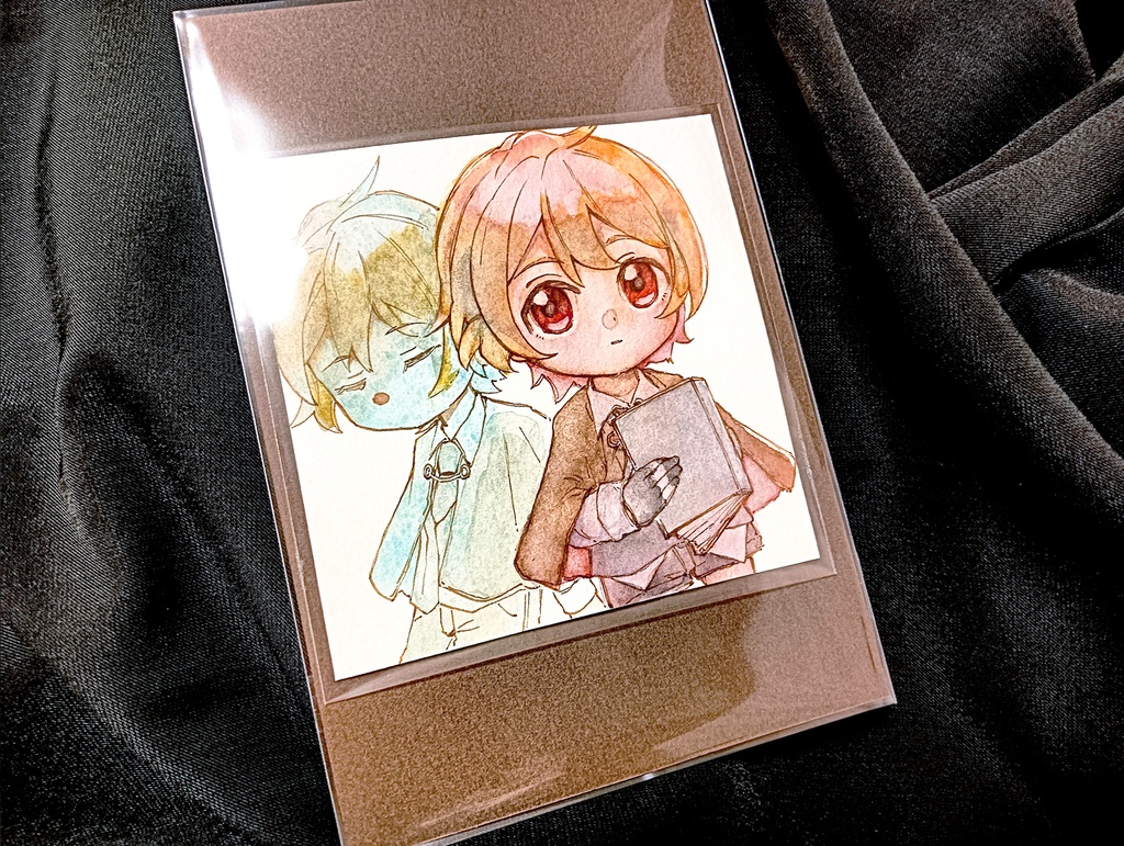 ミニ原画-表裏一体の同居人