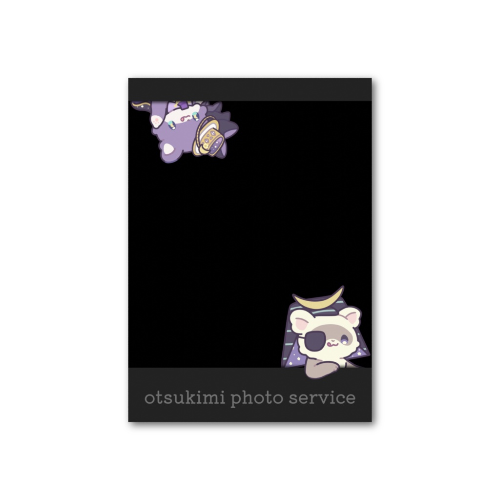 三日月月見 フォト風カード 2025誕生日記念