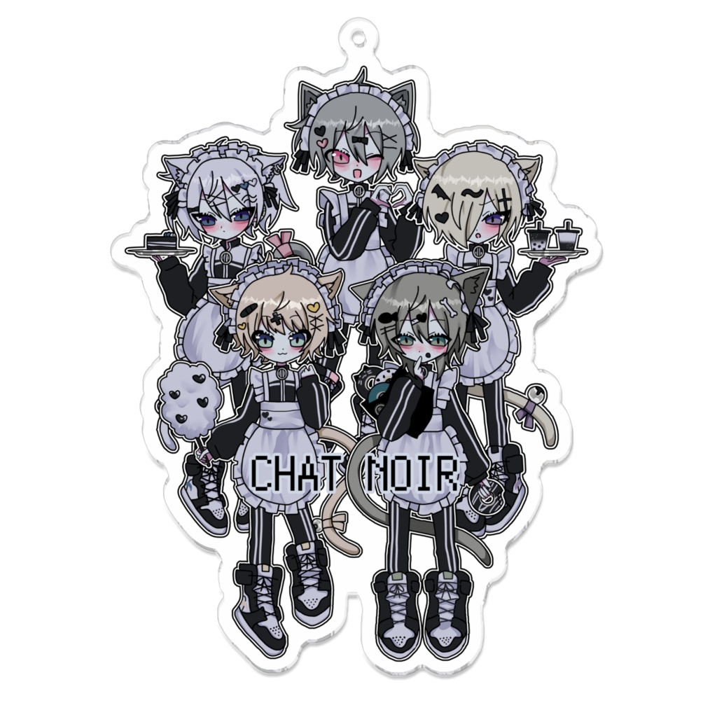 猫耳ジャージメイド 黒ver