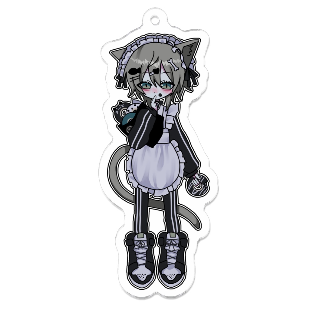 猫耳ジャージメイド マナ 黒ver