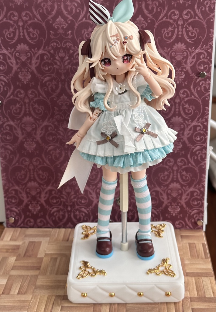 キルティングドールスタンド（1/6〜1/12汎用）