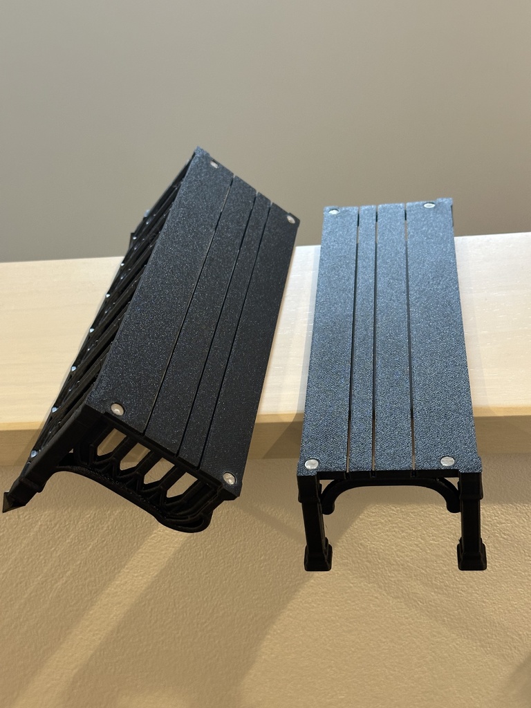 1/6ドールサイズ ゴシックスタイルベンチ