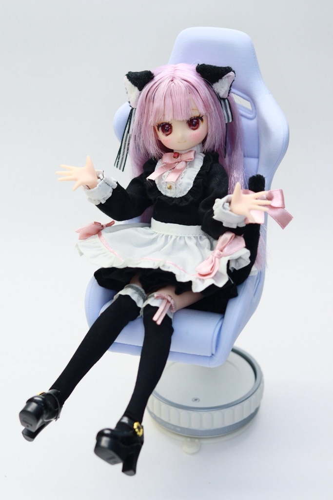 【1/6ドール用】車載撮影対応 フルバケットシート(MagSafeマウント方式)【MagSafeスマホホルダーは付属しません】