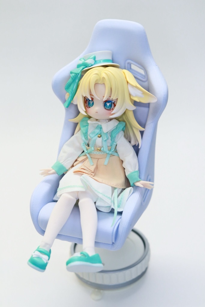 【1/6ドール用】車載撮影対応 フルバケットシート(MagSafeマウント方式)【MagSafeスマホホルダーは付属しません】