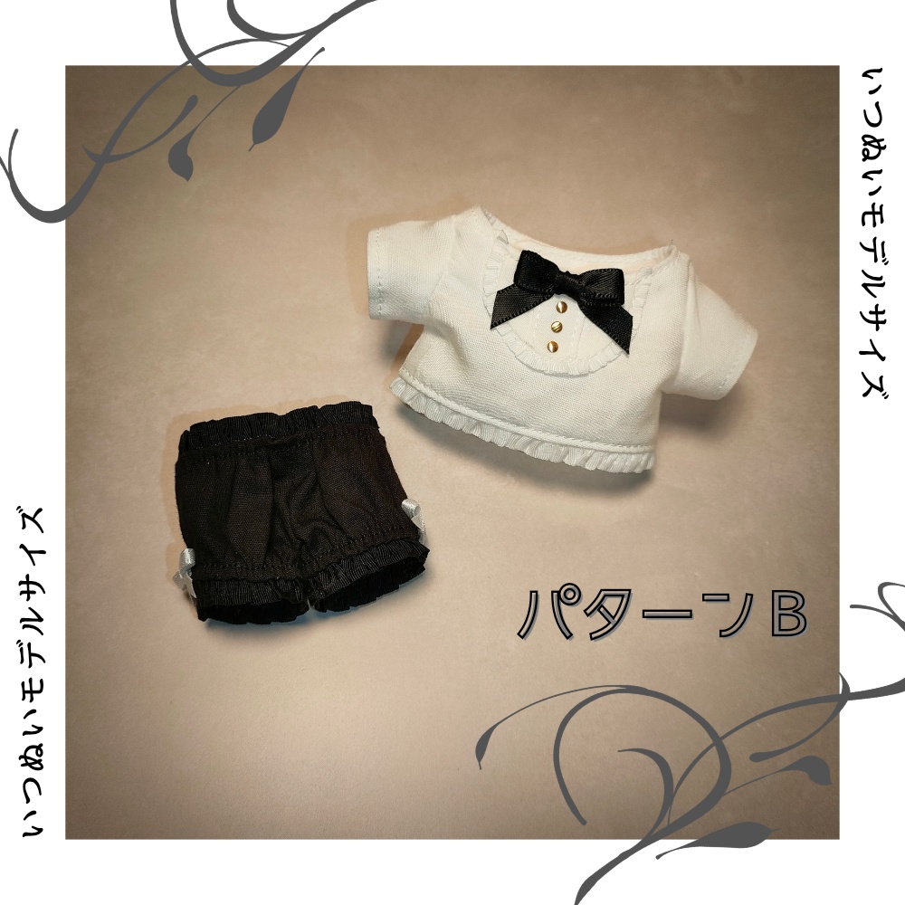 【いつぬいモデルサイズ】ビブカラートップス コーデ セット