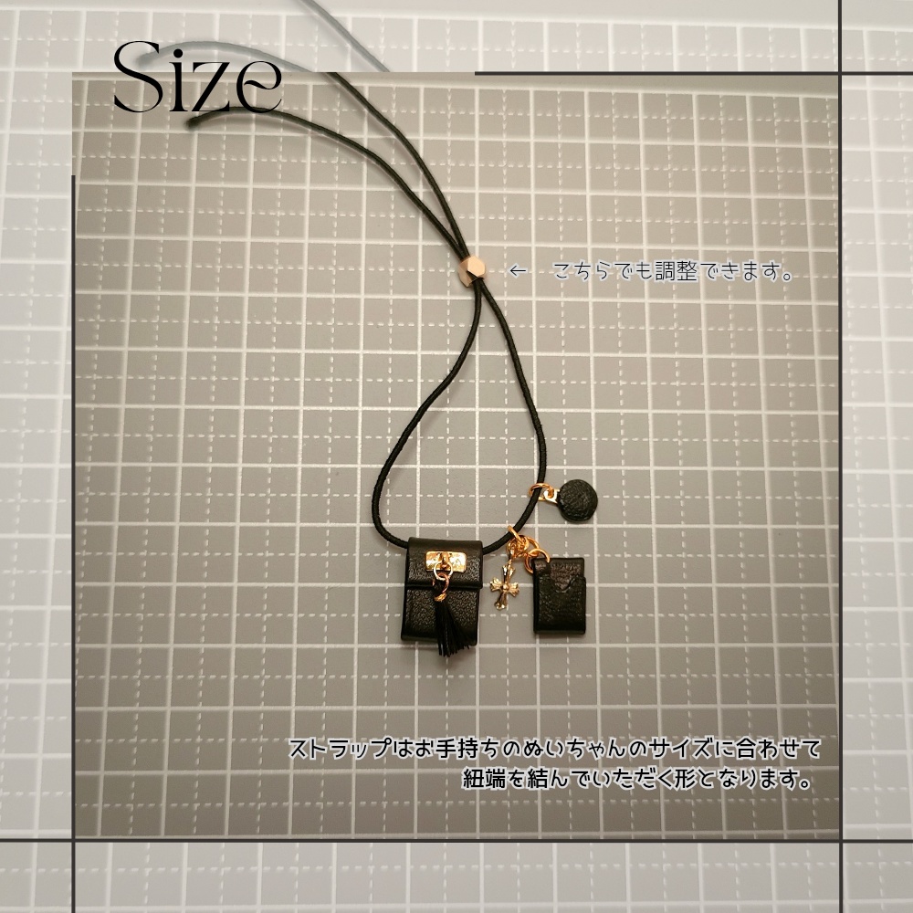 【Nui Bag】3連レザーポシェット