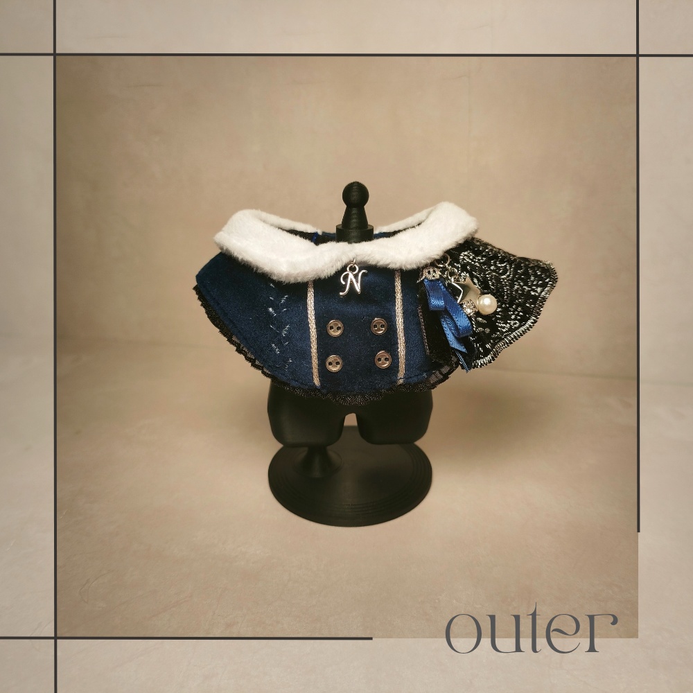 【いつぬいモデルサイズ】ベレー帽、ケープコート セット(限定)