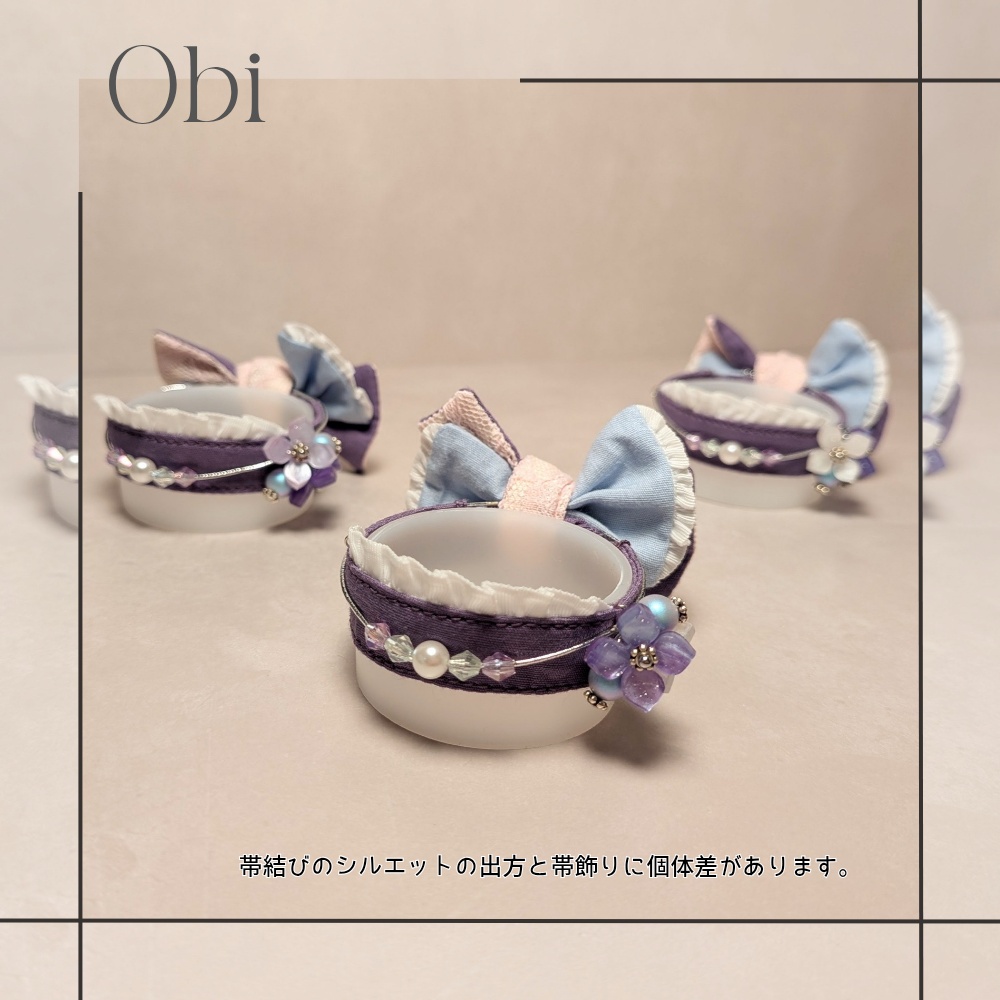 【いつぬいモデルサイズ】浴衣セット(5Item) − 夢みる金平糖 −