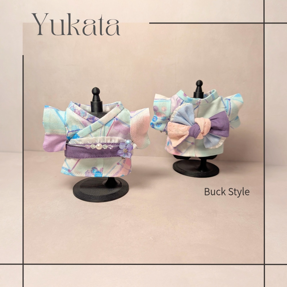 【いつぬいモデルサイズ】浴衣セット(5Item) − 夢みる金平糖 −
