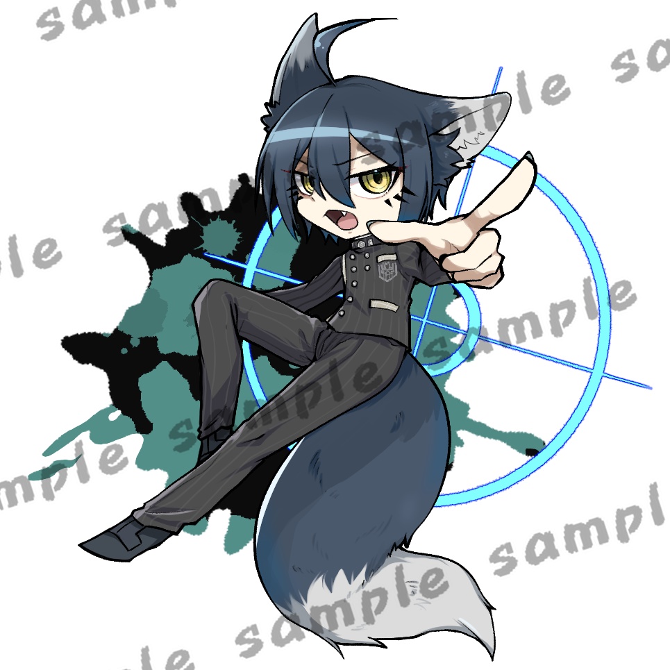 ゆらゆらケモ耳アクキー(王、最)