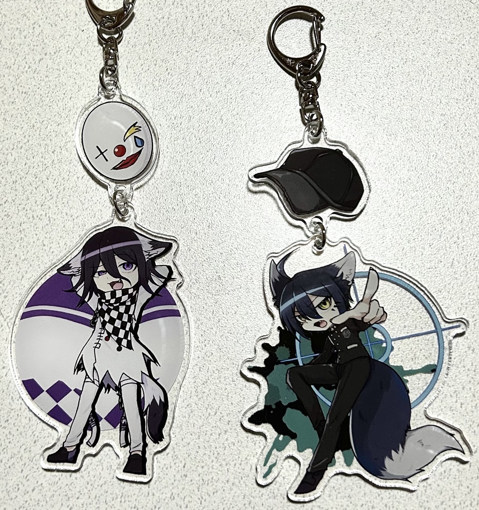 ゆらゆらケモ耳アクキー(王、最)