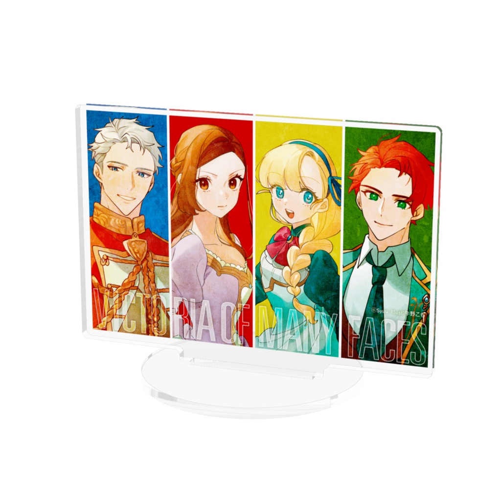 手札が多めのビクトリア　イラストアクリルフィギュア