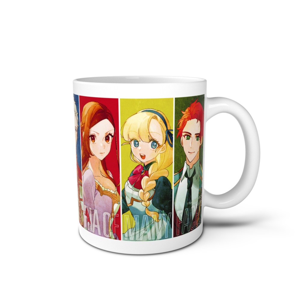 手札が多めのビクトリア　イラストマグカップ