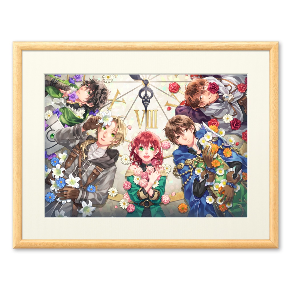 MFブックス　８周年イラスト複製原画
