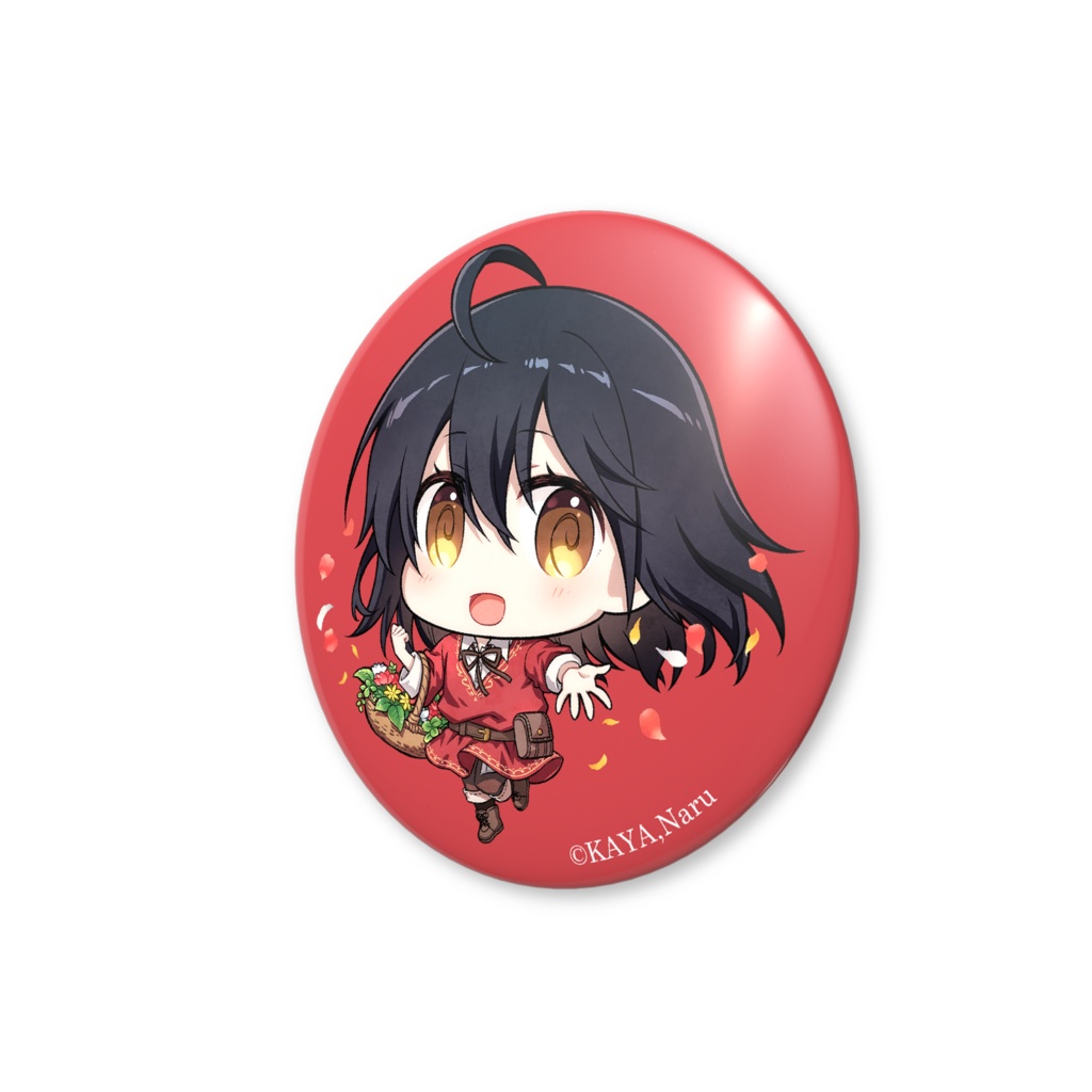 転生少女はまず一歩からはじめたい 12周年ちみキャラ缶バッジ