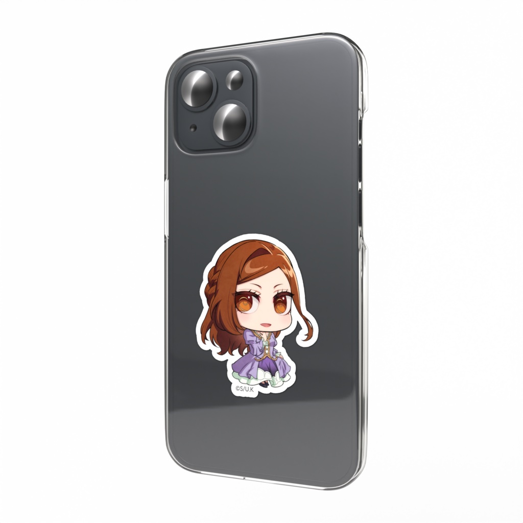 手札が多めのビクトリア 12周年ちみキャラステッカー