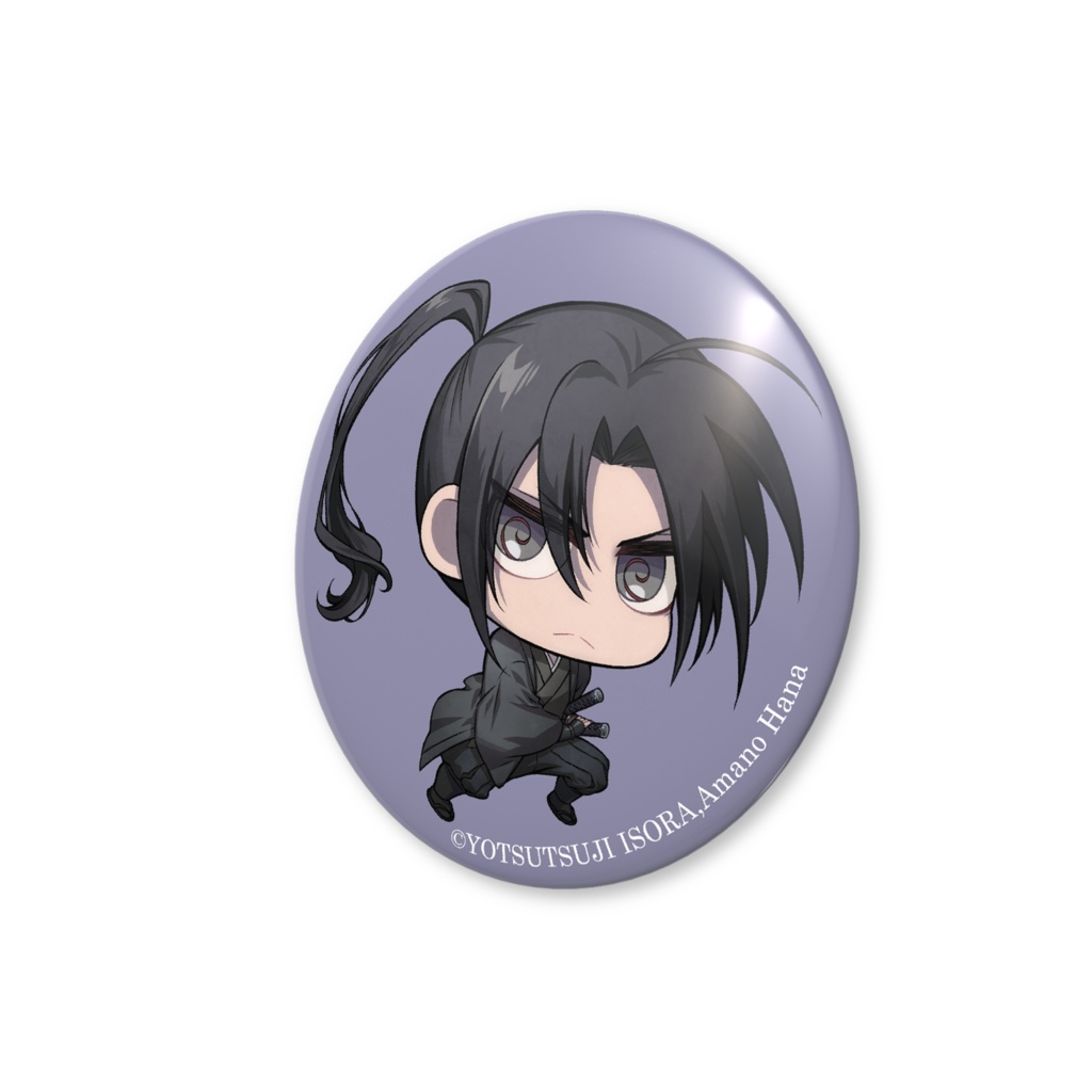 サムライ転移 12周年ちみキャラ缶バッジ