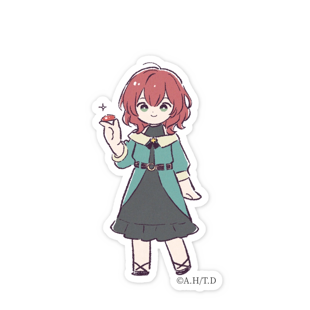 魔導具師ダリヤはうつむかない 『まどダリ』ダリヤ スマホステッカー