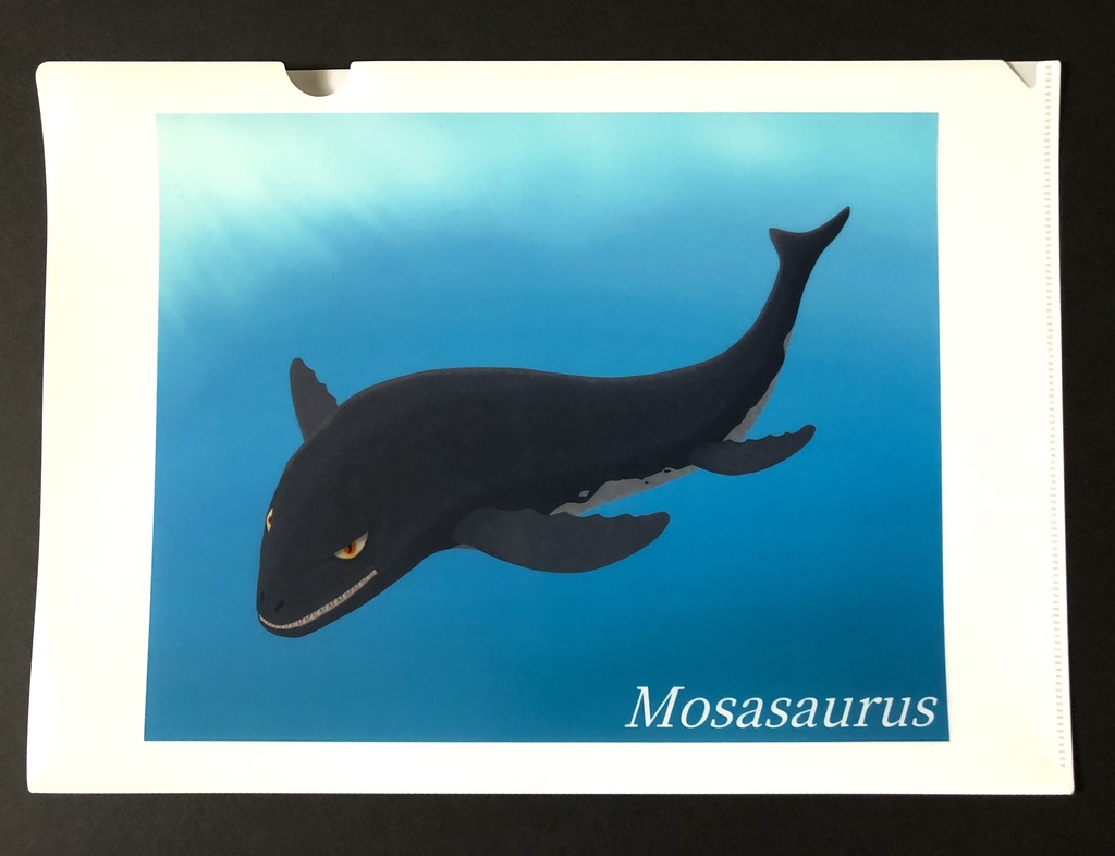 モササウルス A4クリアファイル