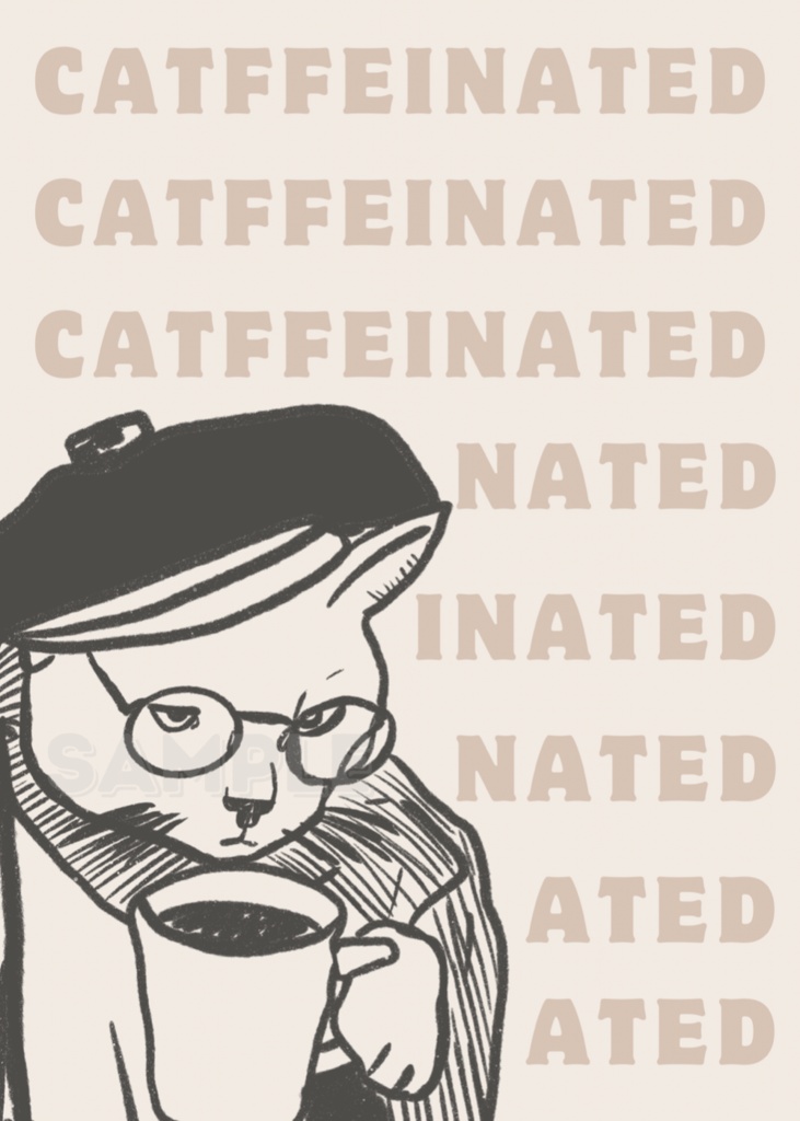 CATFFEINATED|カフェイン中毒な猫