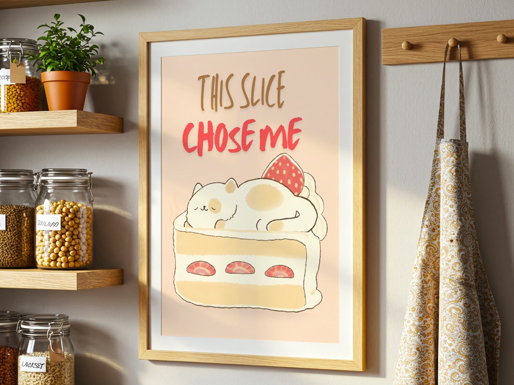 Kitchen Cat – Cake Slice|キッチン猫 ケーキ