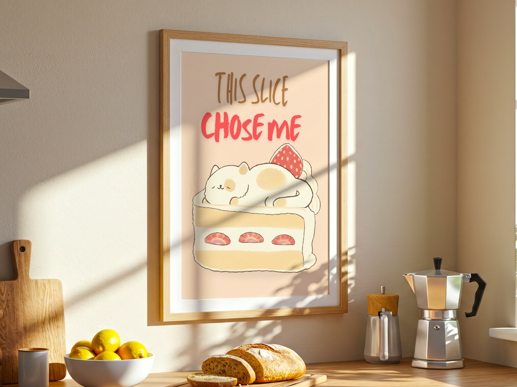 Kitchen Cat – Cake Slice|キッチン猫 ケーキ