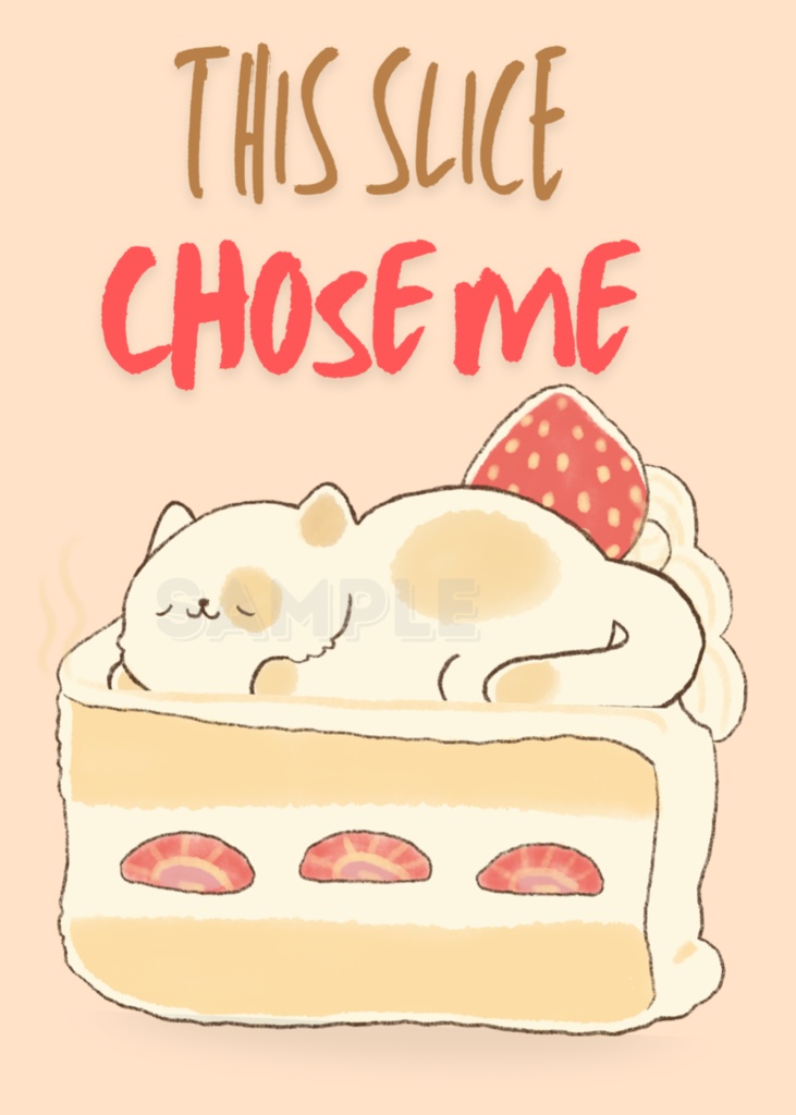 Kitchen Cat – Cake Slice|キッチン猫 ケーキ