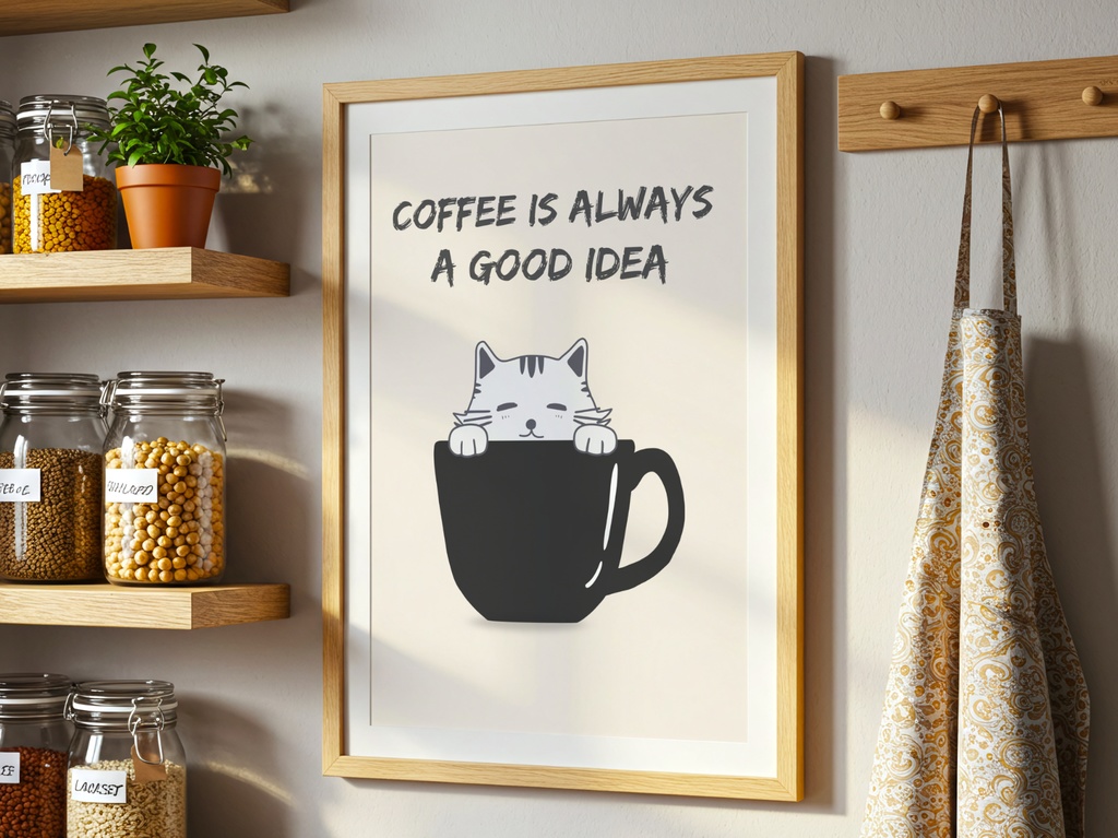 キッチン猫シリーズ09|Coffee Time|Kitchen Cat Series 09