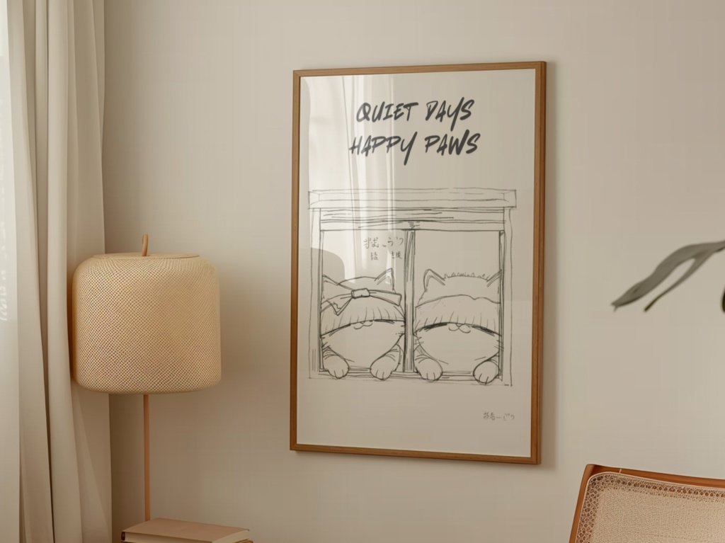 Quiet Days, Happy Paws｜静かな日々、しあわせな肉球   – Introvert Cat Cozy Series 01 –