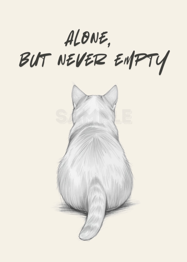 Alone, But Never Empty|ひとりでも、満たされている – Introvert Cat Cozy Series 02–