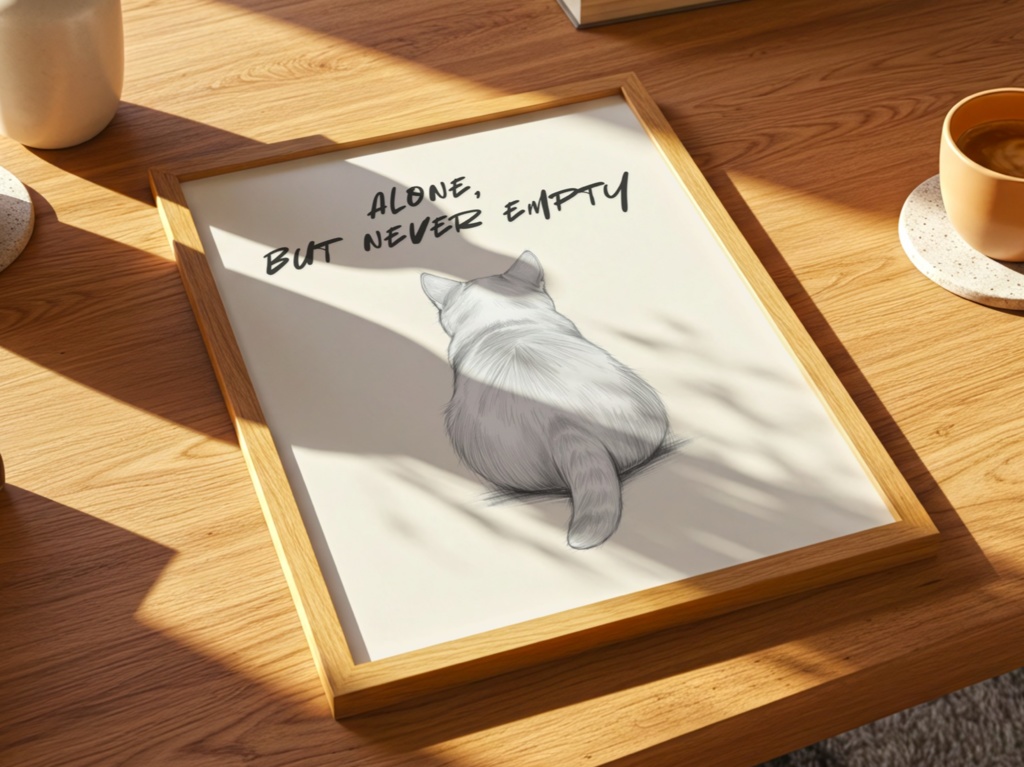 Alone, But Never Empty|ひとりでも、満たされている – Introvert Cat Cozy Series 02–