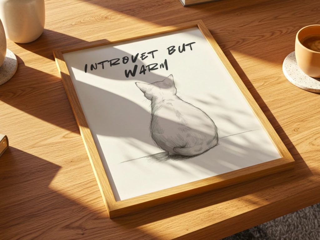 Introvert, But Warm|内向的だけど、あたたかい – Introvert Cat Cozy Series 05 –