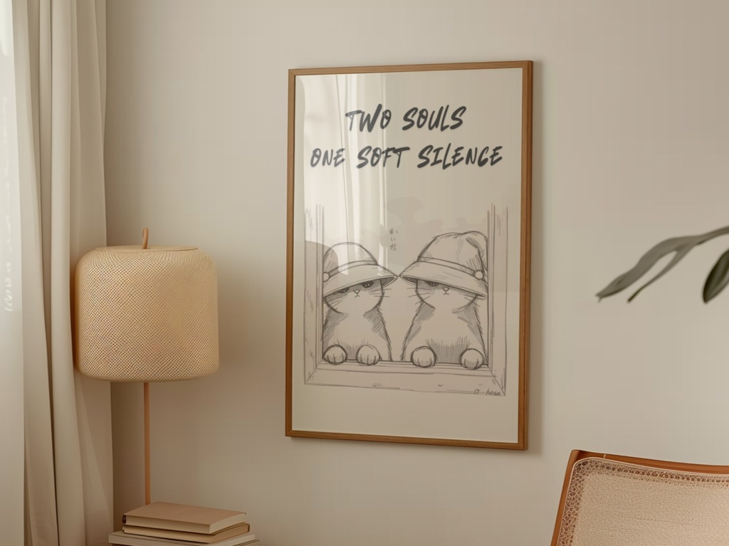 Two Souls, One Soft Silence｜ふたりの心、やさしい静けさ   – Introvert Cat Cozy Series 06 –