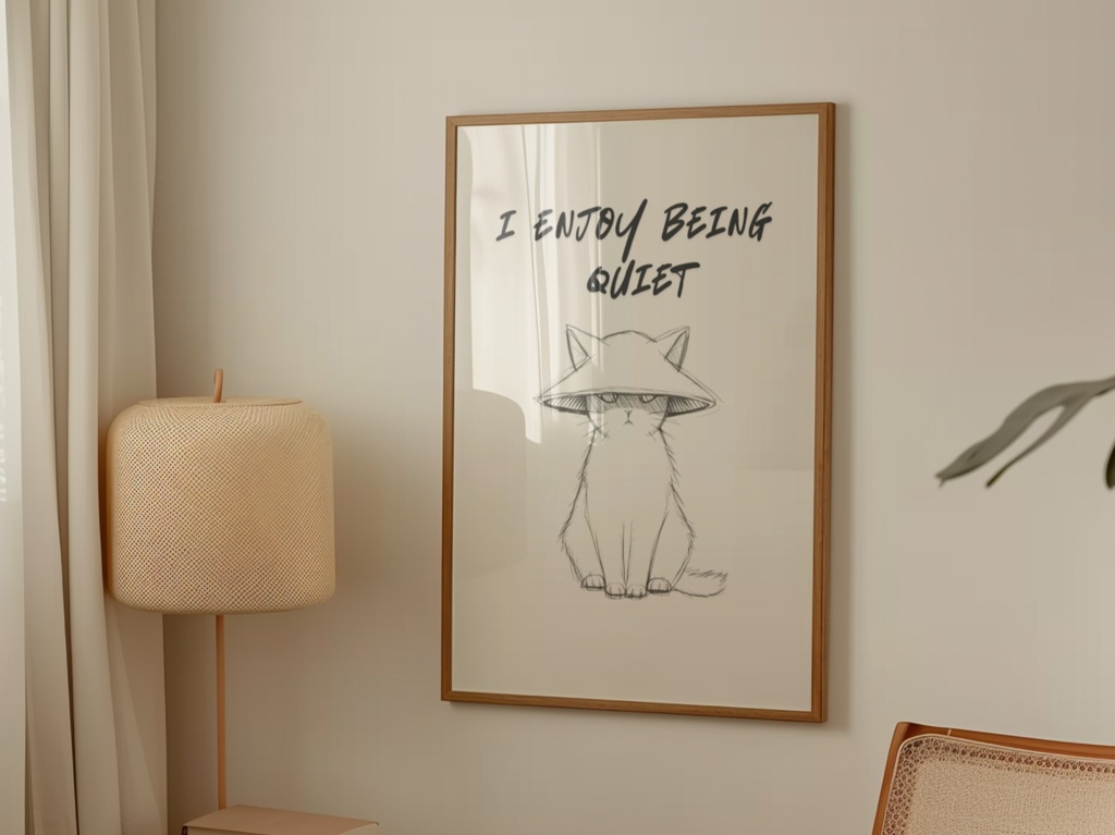 I Enjoy Being Quiet|静けさが好き – Introvert Cat Cozy Series 09 –