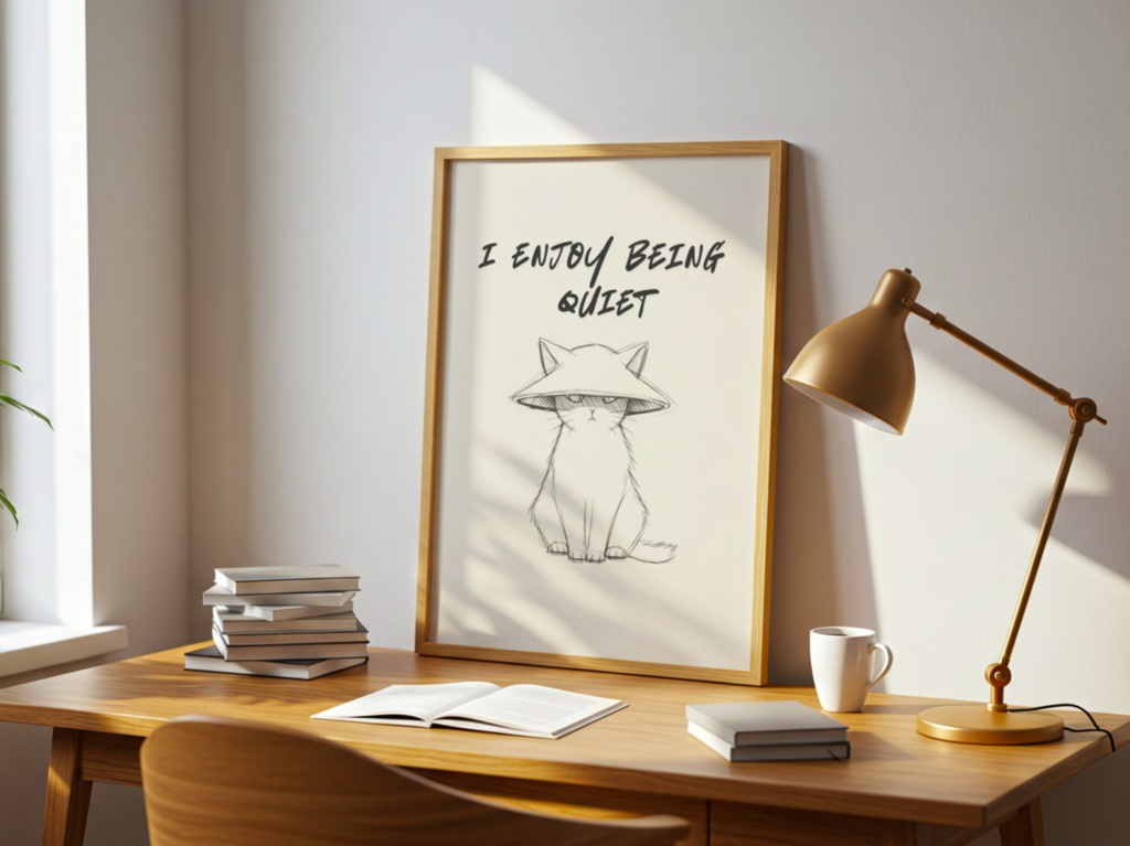 I Enjoy Being Quiet|静けさが好き – Introvert Cat Cozy Series 09 –