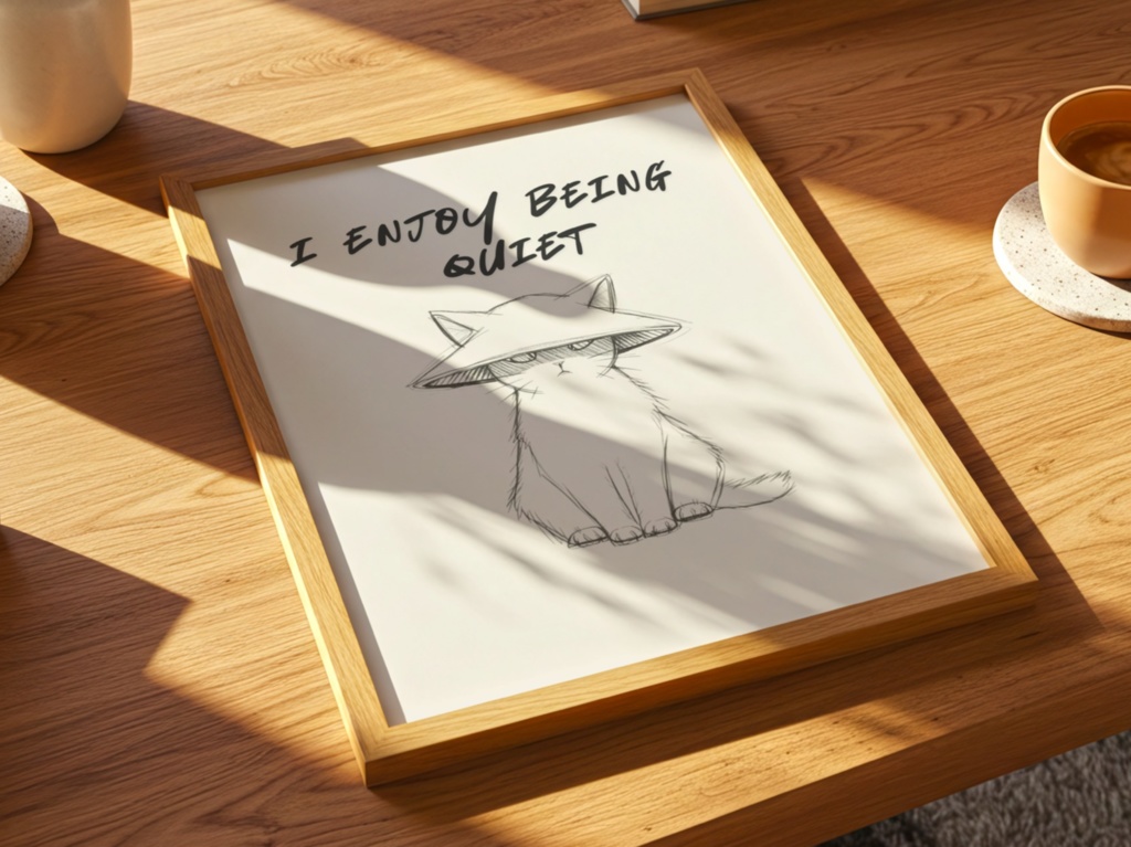 I Enjoy Being Quiet|静けさが好き – Introvert Cat Cozy Series 09 –