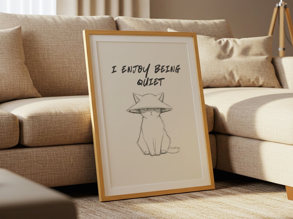 I Enjoy Being Quiet|静けさが好き – Introvert Cat Cozy Series 09 –